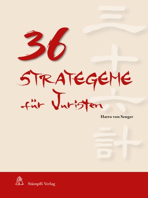 cover image of 36 Strategeme für Juristen